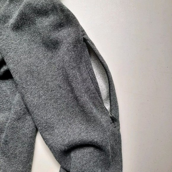 VRST Lux French Terry Hoodie Sweatshirt Mens Small Gray Heather Pullover - Picture 5 of 11